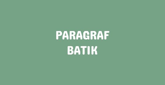  Batik adalah salah satu kerajinan tangan kebanggaan masyarakat Indonesia Kembangkan Ide Pokok BATIK Adalah Satu Kerajinan Tangan Kebanggan Indonesa