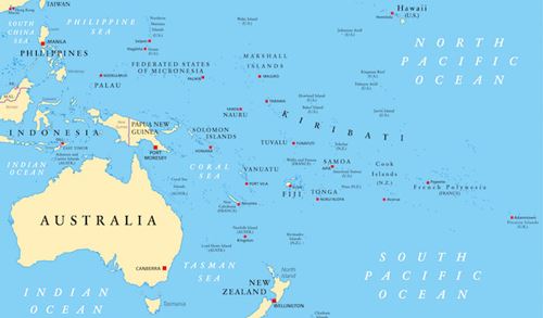 negara di benua australia dan oceania