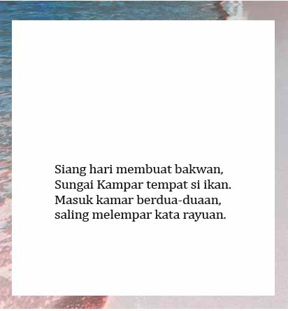  Mulai dari yang romantis hingga pantun yang lucu 70 Pantun Cinta Yang Bikin Baper Aja Nih