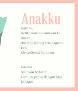 adalah puisi yang dibuat sebagai ungkapan cinta seorang anak kepada ibunya 45 Puisi Ibu Tercinta Menyentuh Hati, Ungkapan Tersayang