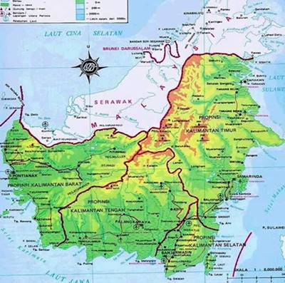 pulau terbesar di indonesia kalimantan