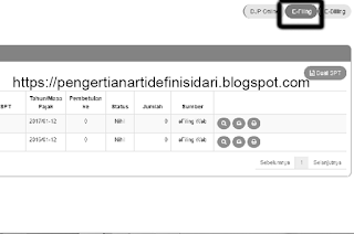  adalah surat yang oleh wajib pajak digunakan untuk melaporkan perhitungan dan SURAT PEMBERITAHUAN (SPT)