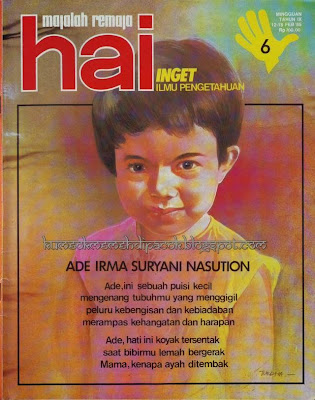 Puisi Kecil Untuk Ade Irma Suryani Nasution  Puisi Kecil Untuk Ade Irma Suryani Nasution 