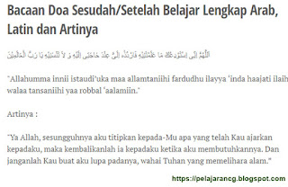 Doa Sebelum belajar dan Doa setelah belajar adalah Salah satu doa yang diajarkan ketika ka DOA SEBELUM BELAJAR DAN SESUDAH BELAJAR LENGKAP ARAB LATIN INDONESIA