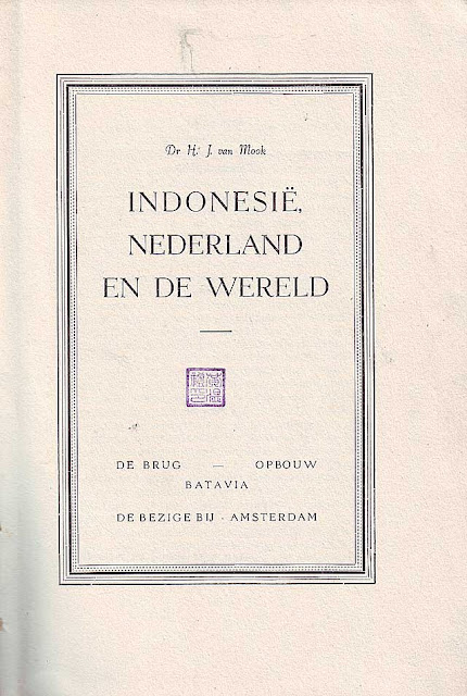  Cukup baik Halaman lengkap Keterbacaan jelas Indonesie Nederland en de Wereld - Van Mook