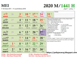  Download Kalender adalah penting bagi kebanyakan orang termasuk pelajar karena tiap tahun KALENDER 2020 INDONESIA LENGKAP DENGAN KAMARIAH, HIJRIAH, PASARAN JAWA DAN HARI LIBUR