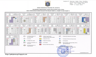 Kalender tahun pelajaran baru adalah pertanyaan pertama dari siswa setelah memasuki bebera KALENDER PENDIDIKAN TAHUN AJARAN 2021/2022 DKI JAKARTA