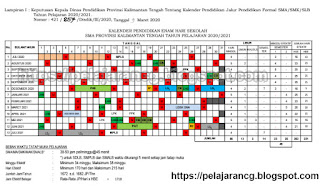 Download kalender akademik pelajarancg ternyata perlu baik TK KALENDER PENDIDIKAN TAHUN AJARAN 2020/2021 PROVINSI KALTENG