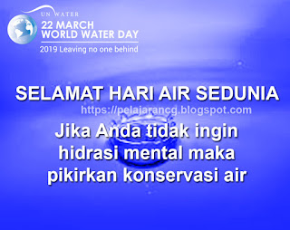  Persediaan air minum merupakan kebutuhan dasar dan hak sosial ekonomi penduduk yang harus TEMA DAN MAKNA PERINGATAN HARI AIR SEDUNIA