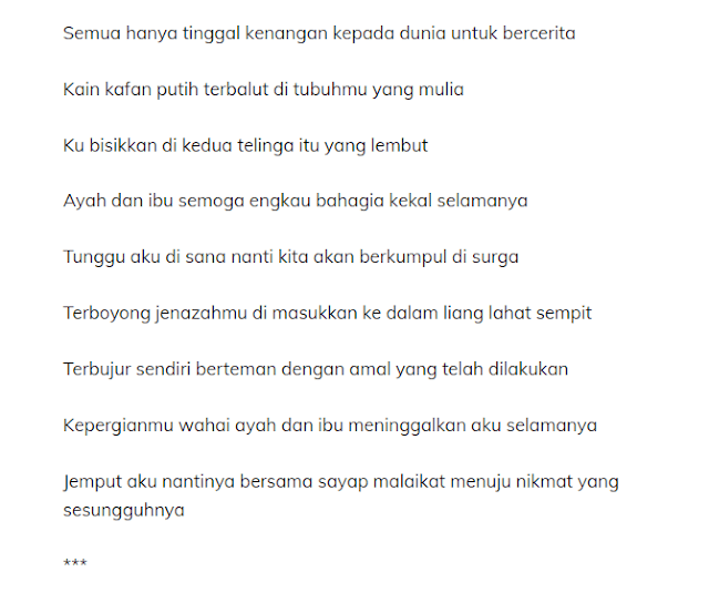 Puisi KEHILANGAN Seseorang Yang Disayang 8+ Puisi KEHILANGAN Seseorang Yang Disayang