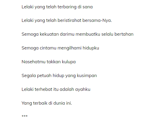 Puisi KEHILANGAN Seseorang Yang Disayang 8+ Puisi KEHILANGAN Seseorang Yang Disayang