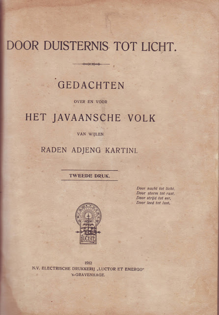 Buku Kuno Habis Gelap Terbitlah Terang Cetakan  Buku Kuno Habis Gelap Terbitlah Terang Cetakan 1912