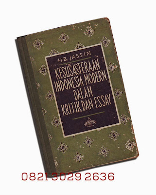gambar buku kesusastraan indonesia modern dan essay karya hb Kesusastraan Indonesia Modern Dalam Kritik dan Essay 1955