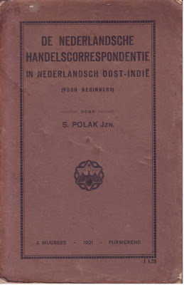 De Nederlansche Handelscorrespontie in Nederlasch Oost Buku Surat Perdagangan di Indonesia Cetakan 1921