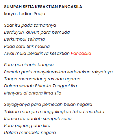  Tiap masuk awalnya Oktober warga Indonesia selalu diingatkan pada Hari Kesaktian Pancasil Puisi Hari Kesaktian Pancasila