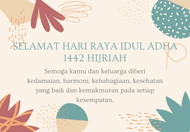  Untuk kamu yang ingin menulis ucapan untuk rekan atau status sosmed 15+ Ucapan Idul Adha 1442H Penuh Inspirasi