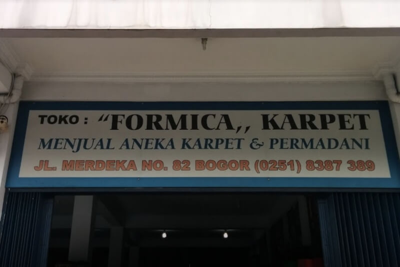 Toko Formica Karpet