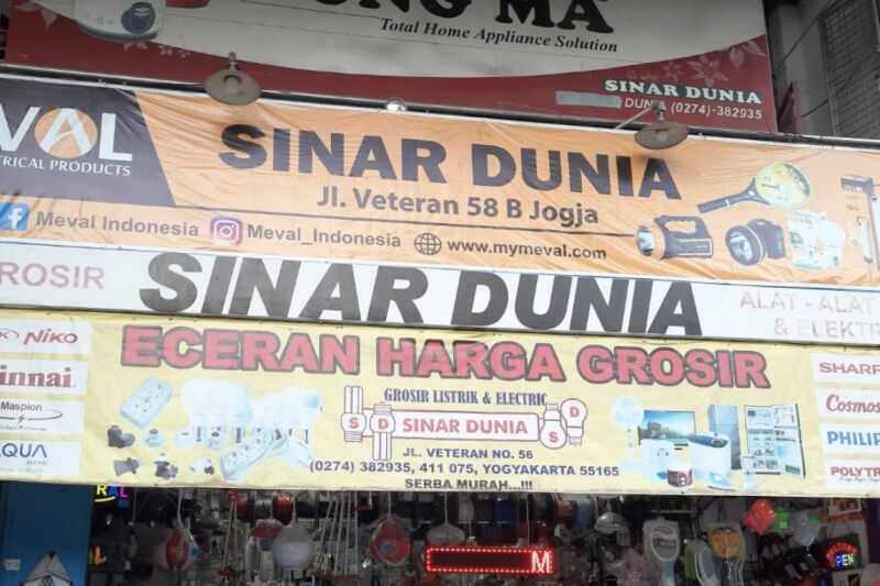 Toko Listrik Sinar Dunia