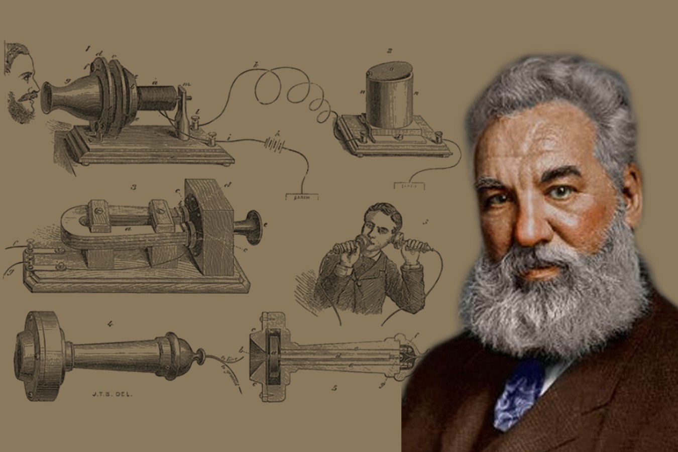 Alexander Graham Bell (), Penemu Telepon Pertama  Surau