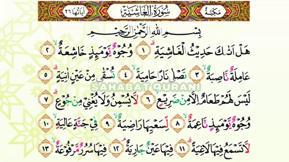 Keutamaan Dan Makna Mendalam Dari Surah Al Ghasyiyah Dalam Al-Qur'an ...