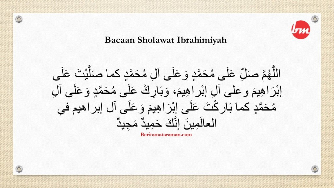 Bacaan Sholawat Ibrahimiyah Latin, Dilengkapi Teks Arab dan