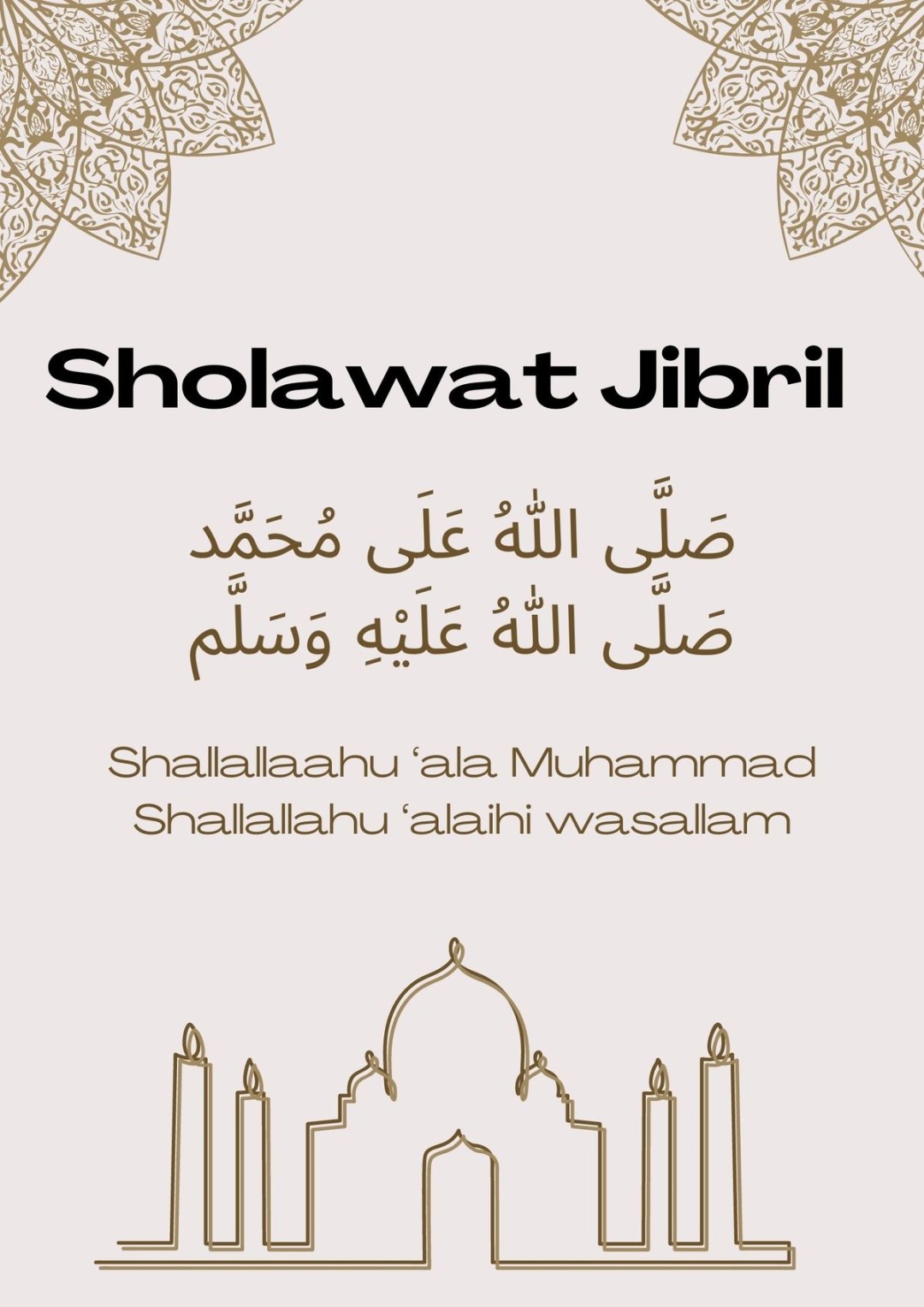 Bacaan Sholawat Jibril Pendek dan Panjang Beserta Keutamaannya