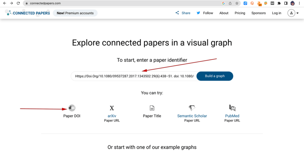 cara menggunakan connected papers dlm penelitian