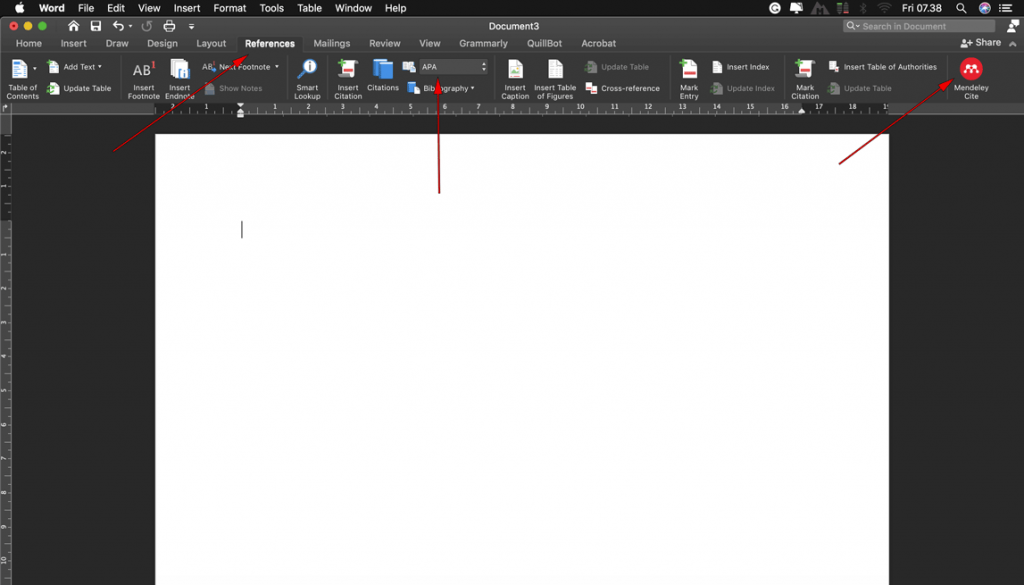 Cara memformat daftar pustaka di Microsoft Word