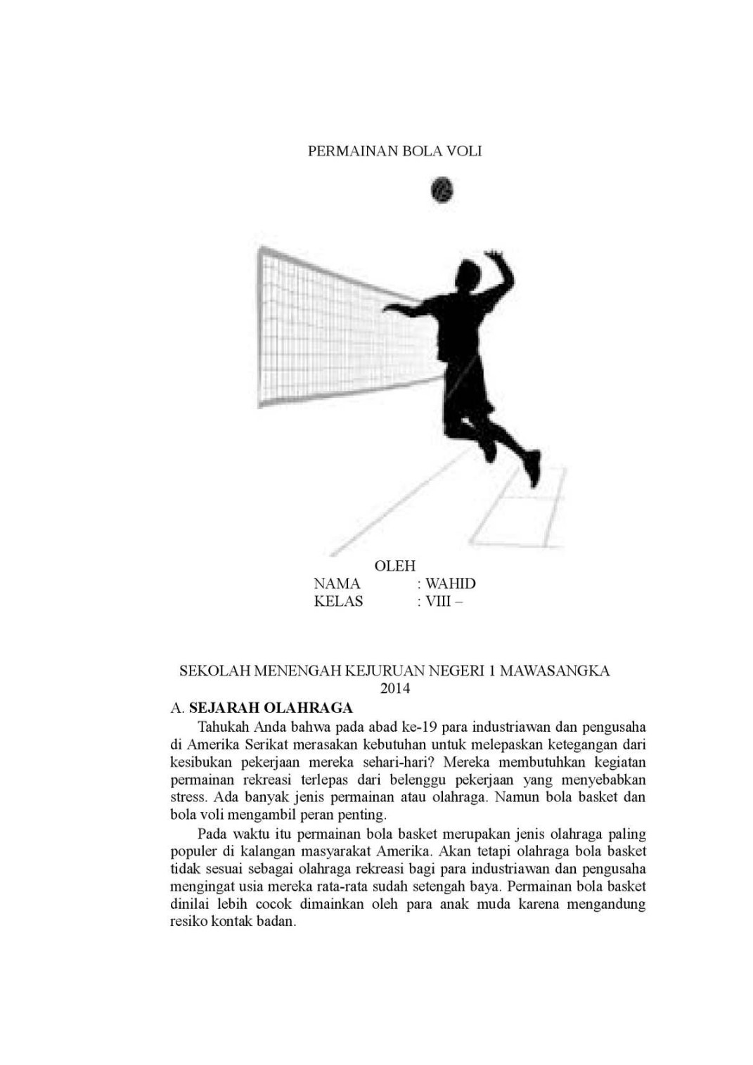 Calaméo - sejarah bola voli