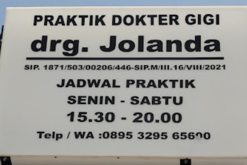 Praktek Dokter Gigi, drg. Jolanda