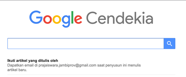 google cendekia