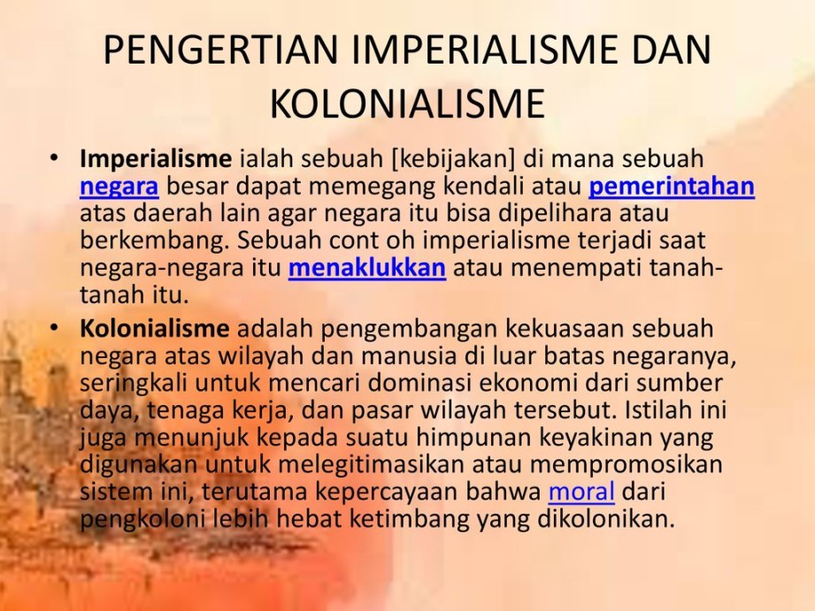 KOLONIALISME IMPERIALISME - ppt download