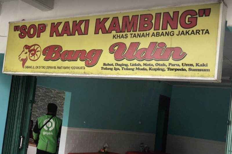 Sop Kaki Kambing Bang Udin