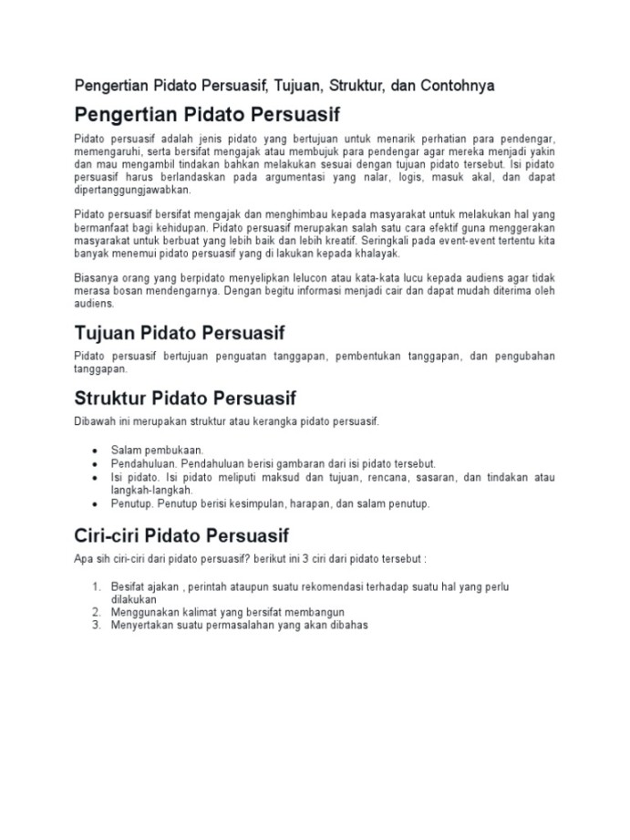 Materi Pidato Persuasif  PDF
