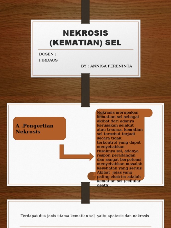 Nekrosis (Kematian) Sel  PDF