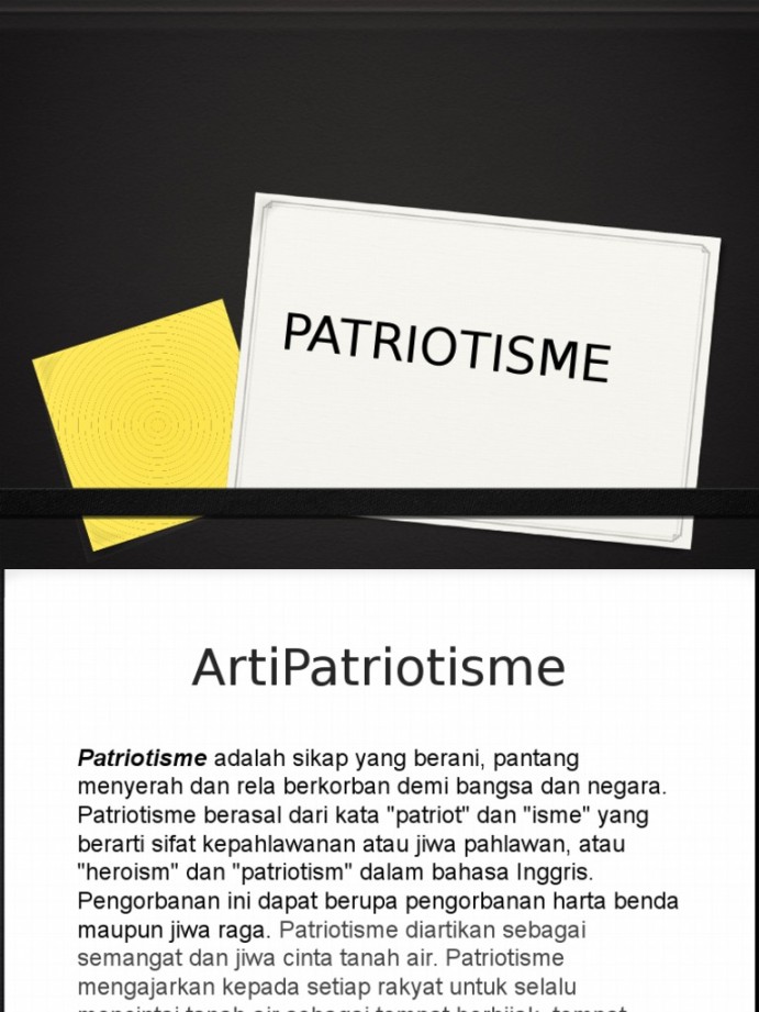 Patriotisme  PDF