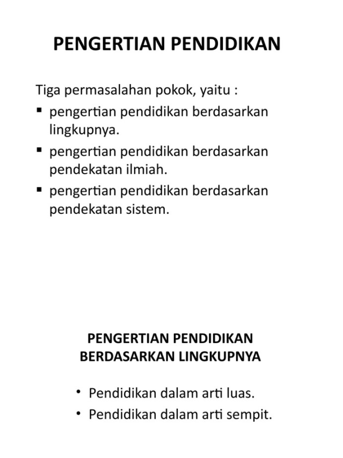 Pengertian Pendidikan  PDF