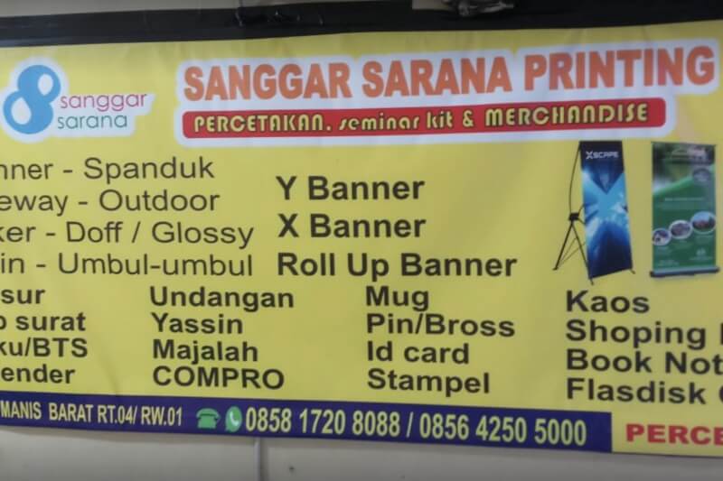 Percetakan Sanggar Sarana Printing