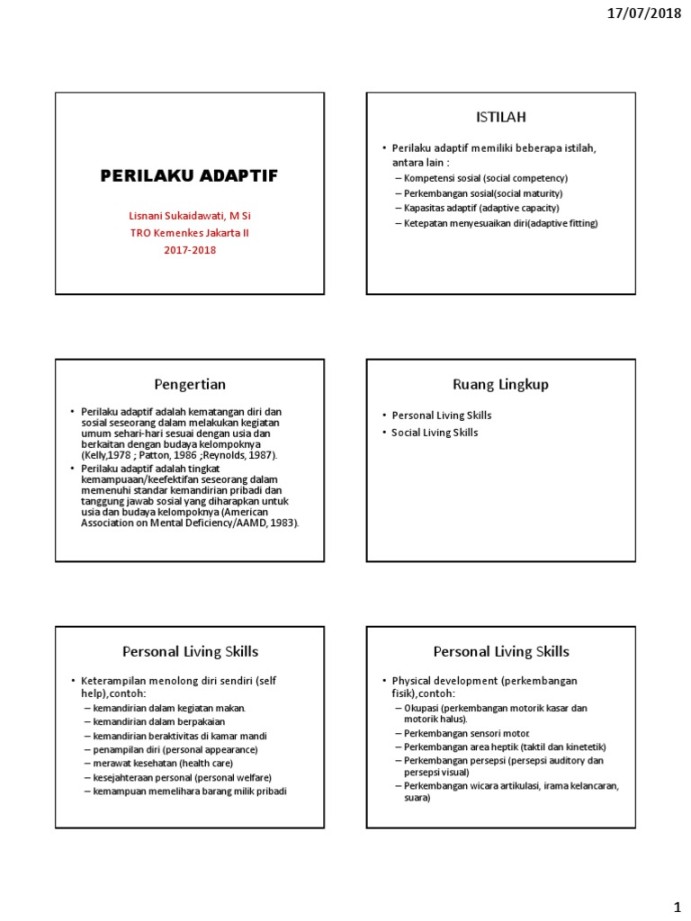 Perilaku Adaptif  PDF