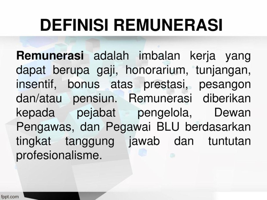 REMUNERASI PADA UIN SYARIF HIDAYATULLAH JAKARTA - ppt download