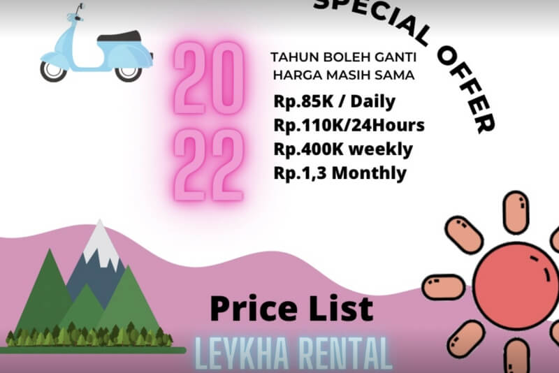 RENTAL MOTOR LEYKHA