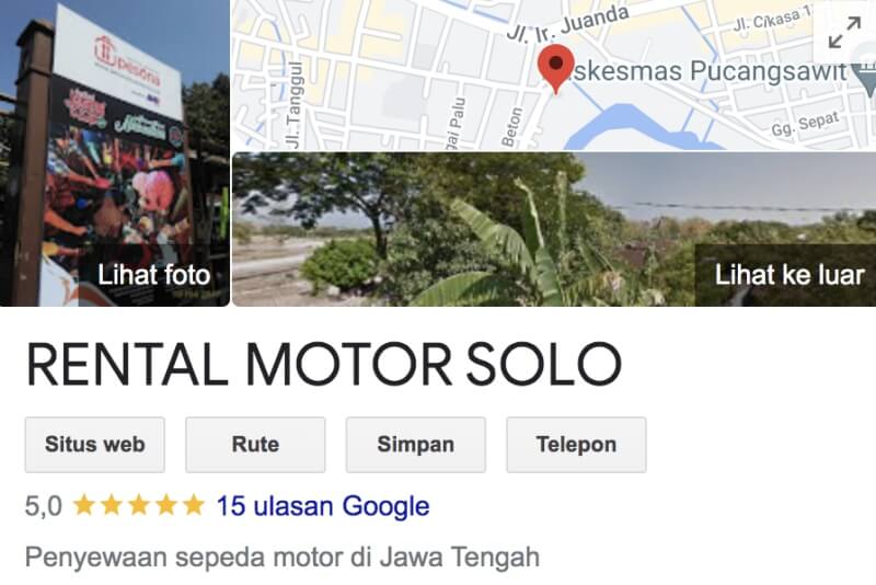 RENTAL MOTOR SOLO