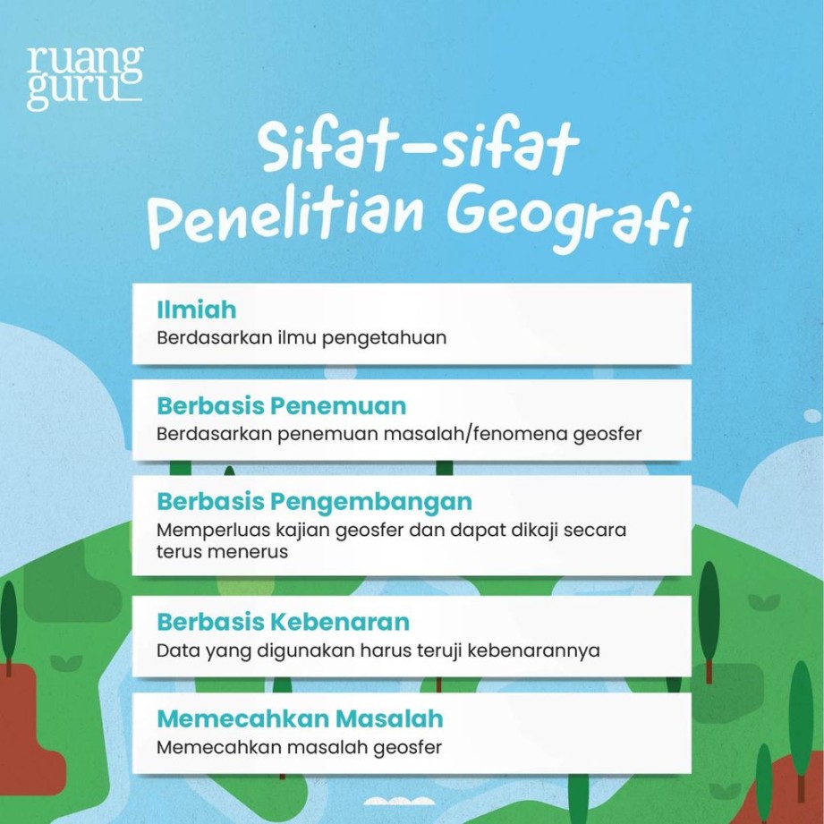 Simak, Jenis-Jenis Penelitian Geografi yang Wajib Kamu Tahu