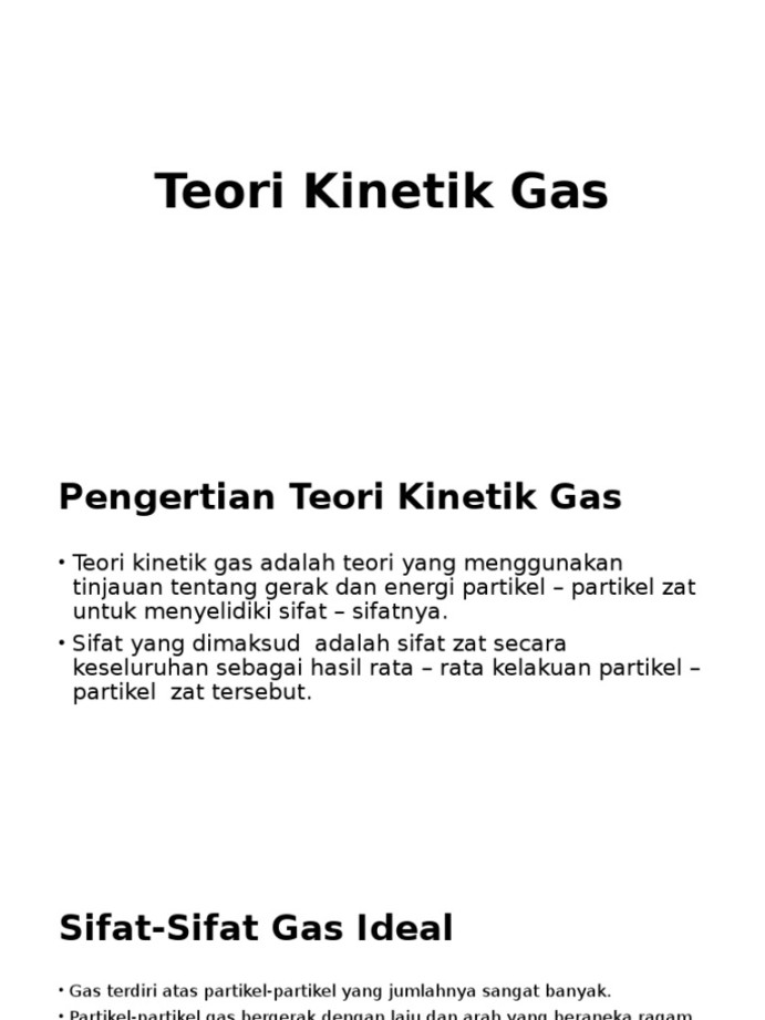 Teori Kinetik Gas  PDF