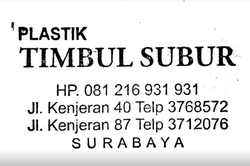 Toko Plastik Timbul Subur