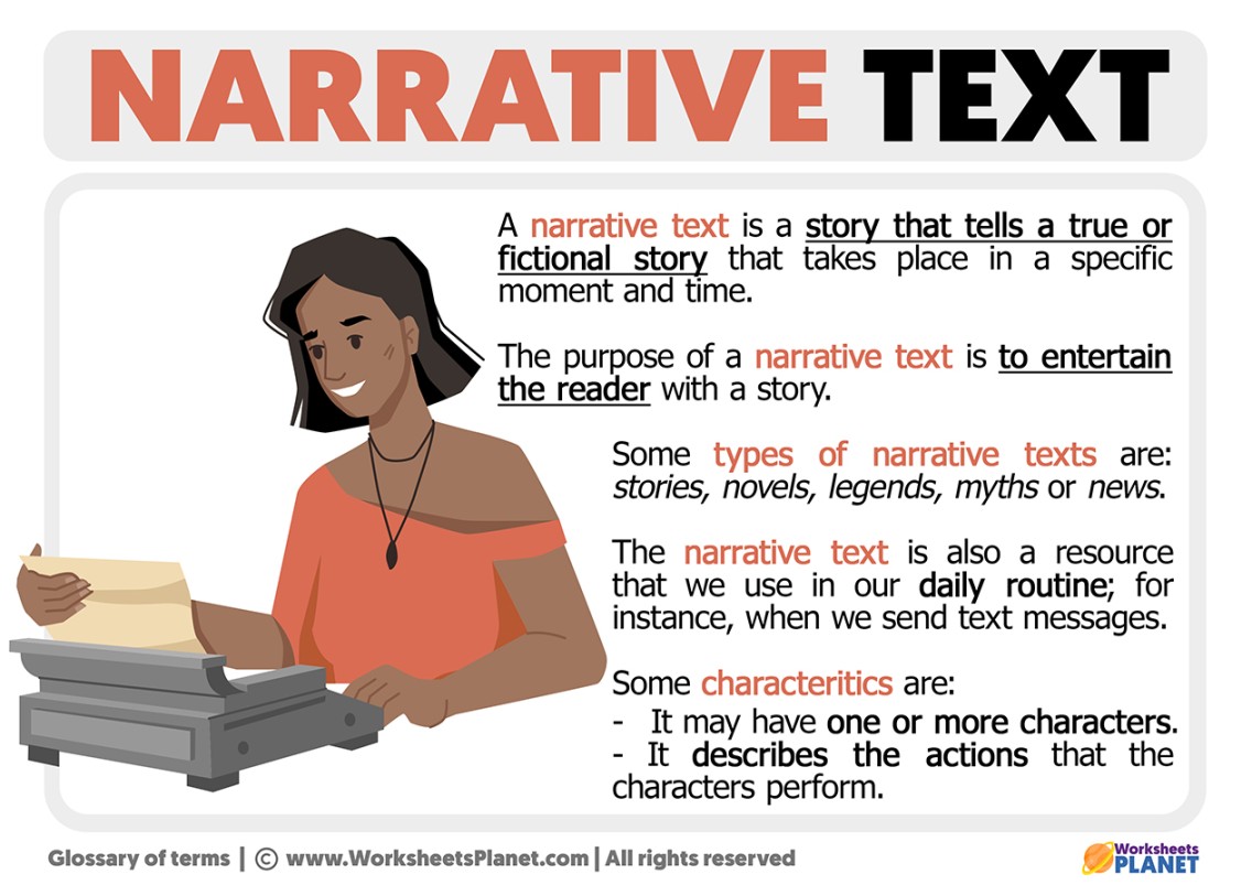 What is a Narrative Text  Definition of Narrative Text