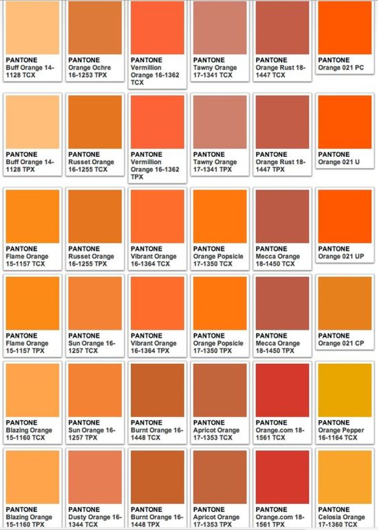 kode warna orange