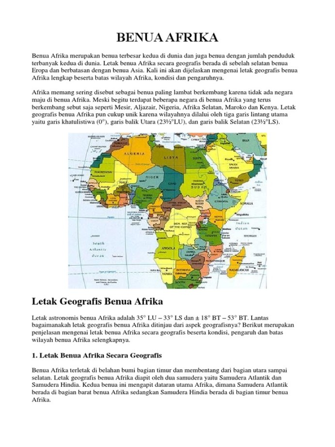 Benua Afrika  PDF
