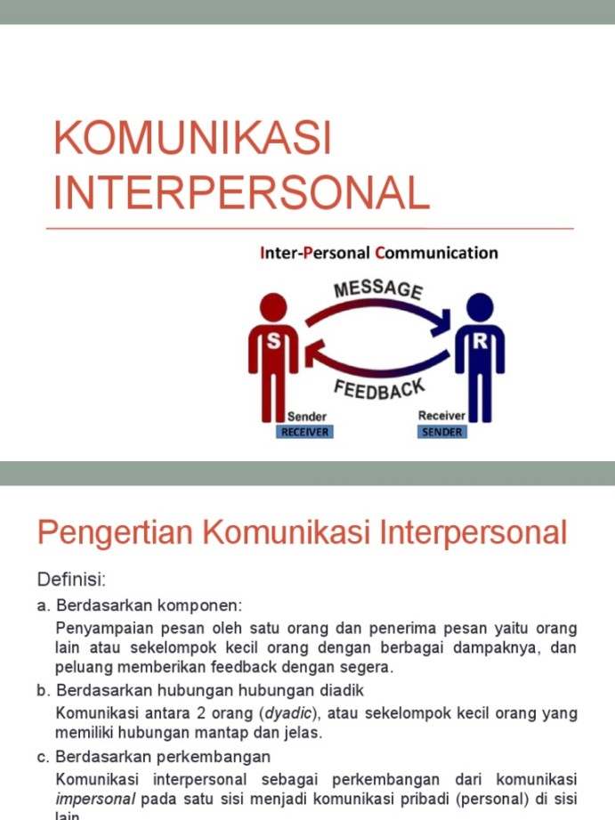 Komunikasi Interpersonal  PDF