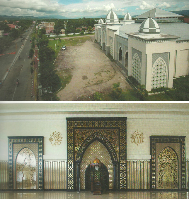 masjid agung baiturahman depan